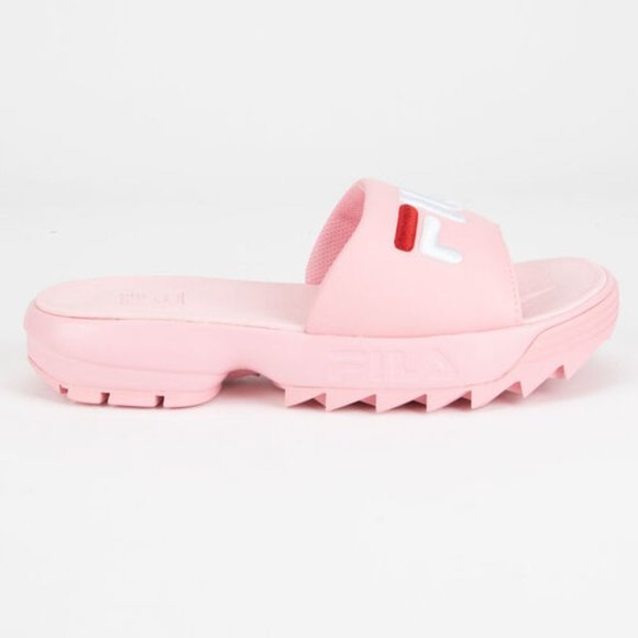 F I L A Disruptor Bold Slides Pink Sandals NWB - Picture 6 of 10